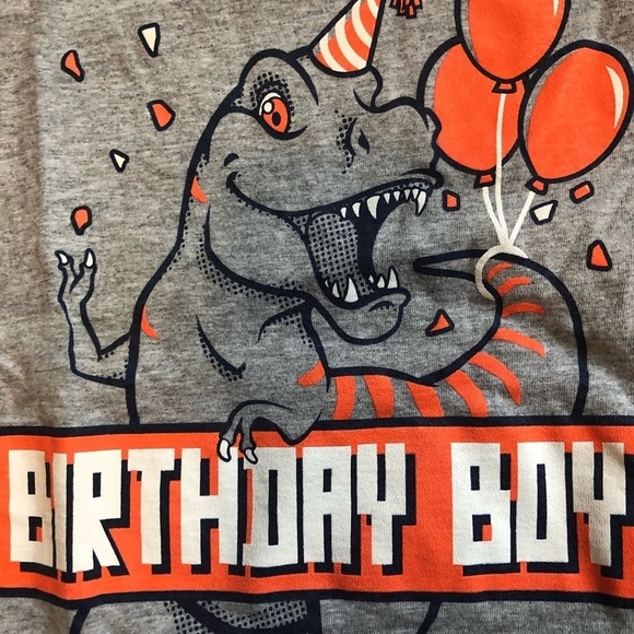 Birthday Boy Dinosaur t-shirt size xs - Picture 3 of 5